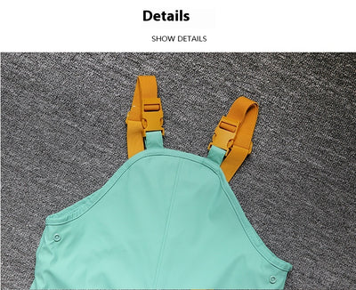 Pantalones Impermeables para Niños con Forro Polar y Tirantes - Image 18