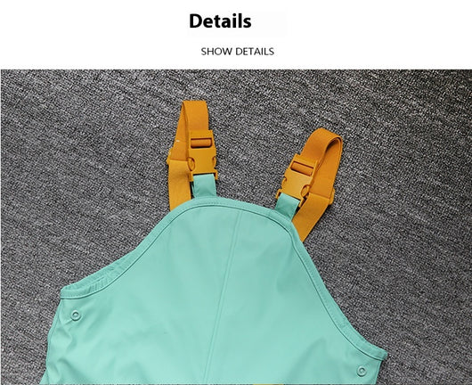Pantalones Impermeables para Niños con Forro Polar y Tirantes - Image 18