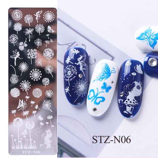 Placa de Acero Larga para Diseños de Uñas - Image 12