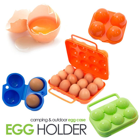 Contenedor Portátil para Huevos - Organizador Resistente para Camping, Picnic y Asados
