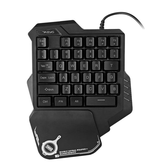 Teclado Gaming Mecánico Una Mano RGB Portátil Mini Keypad