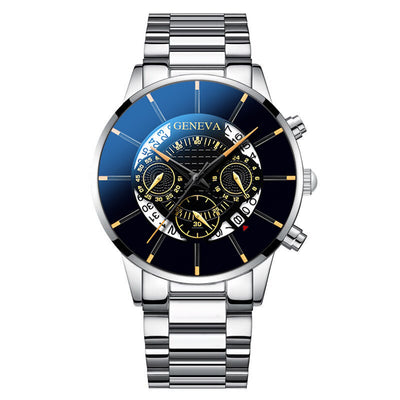 Reloj de Cuarzo para Hombre con Banda de Acero Inoxidable y Calendario - Image 4