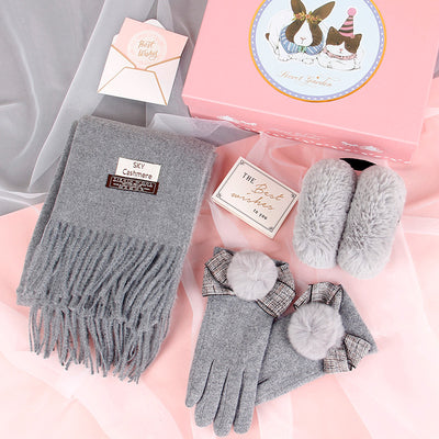 Set de Bufanda y Guantes para Invierno - Caja de Regalo Perfecta para Mujer - Image 13