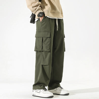 Pantalones Casuales Rectos con Múltiples Bolsillos para Niños - Image 8