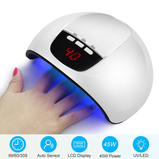 Lámpara Secadora de Uñas Inteligente 54W con Sensor Automático - Image 3