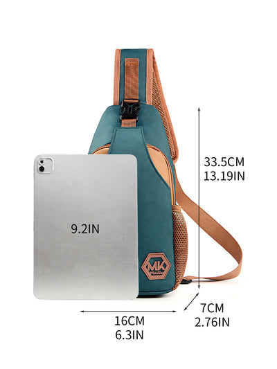Bolsa Bandolera Crossbody Coreana Resistente - Mochila Pecho Casual - Image 12