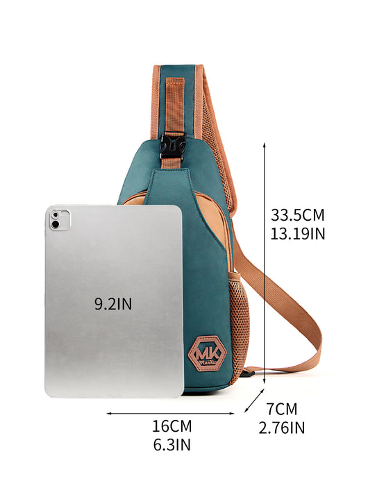 Bolsa Bandolera Crossbody Coreana Resistente - Mochila Pecho Casual - Image 12