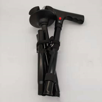 Bastón Plegable de Alarma para Adultos Mayores con Cuatro Puntos de Apoyo - Image 9