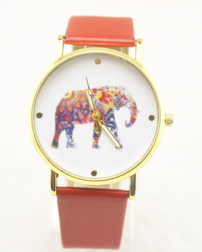 Reloj Geneva con Correa de Cuero Elefante - Estilo Casual y Elegante - Image 6