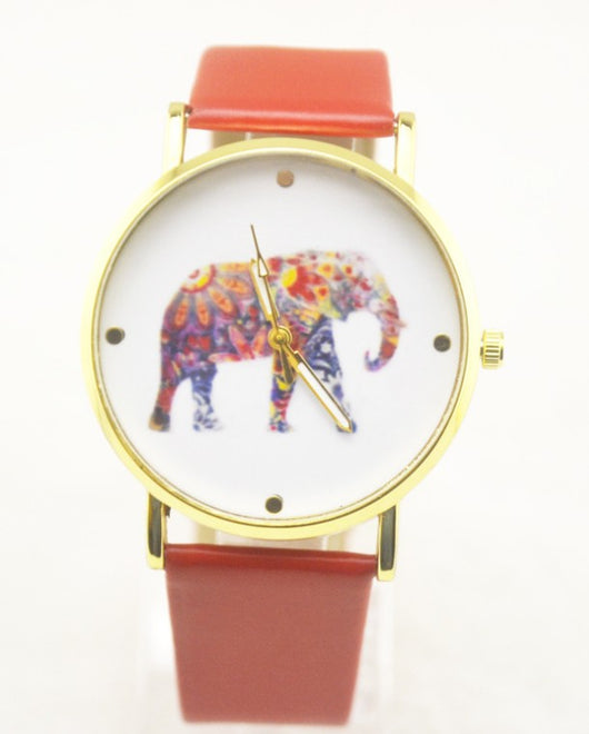 Reloj Geneva con Correa de Cuero Elefante - Estilo Casual y Elegante - Image 6