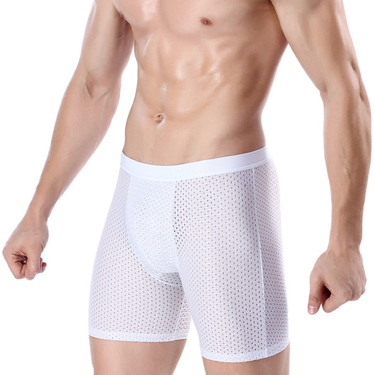 Bóxer Largo Deportivo de Malla Transpirable para Hombre - Image 9