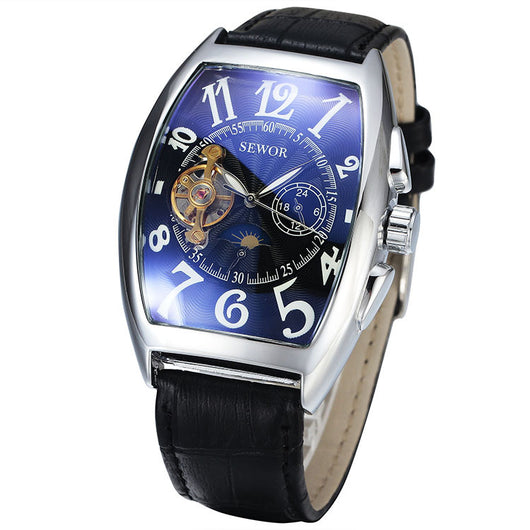 Reloj Mecánico Automático SEWOR Tourbillon con Visor de Estrellas - Image 4