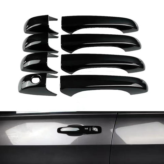 Manijas de Puerta de Auto Negro Brillante - Accesorios de Decoración - Image 4