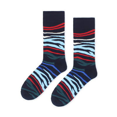 Calcetines Clásicos a Rayas para Hombre - Algodón Puro Estilo Skate - Image 3