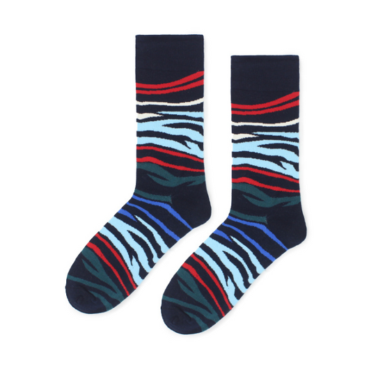 Calcetines Clásicos a Rayas para Hombre - Algodón Puro Estilo Skate - Image 3