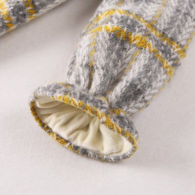 Vestido de Niña Cuadrille Acolchado para Otoño e Invierno - Image 3