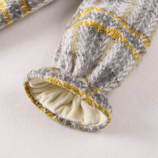 Vestido de Niña Cuadrille Acolchado para Otoño e Invierno - Image 3