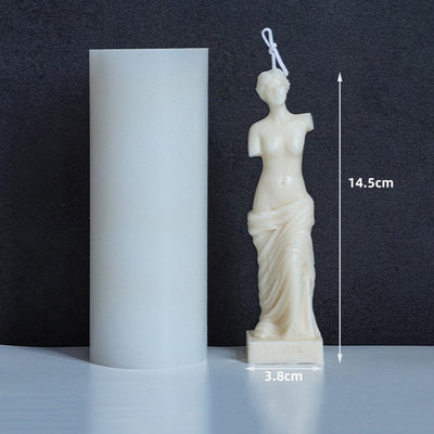 Molde de Vela Forma Humana Estilo Nórdico