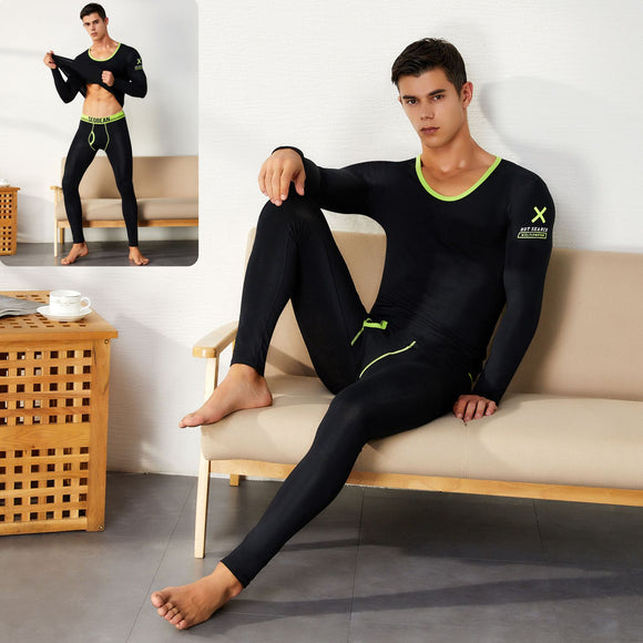 Conjunto Térmico de Algodón Puro para Hombre - Ropa Interior Larga