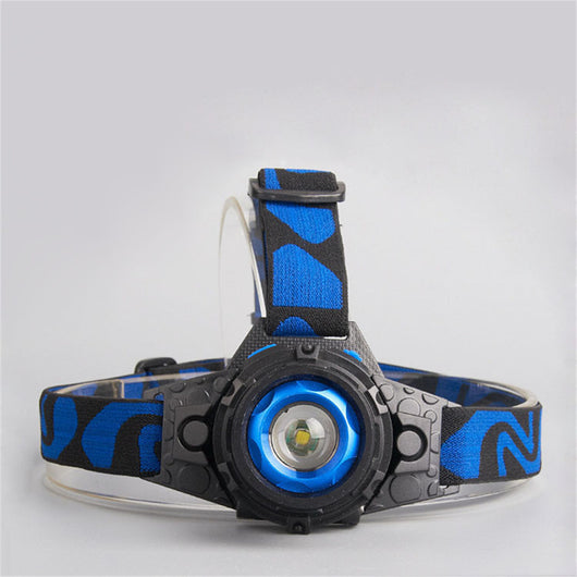 Linterna Frontal LED Recargable con Enfoque Ajustable para Camping y Ciclismo - Image 2