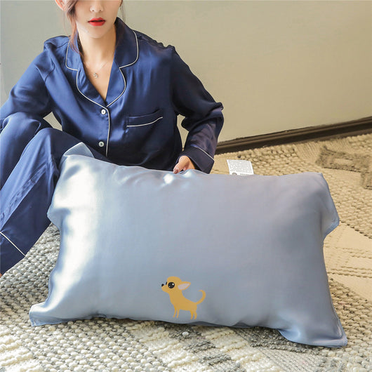 Toalla de Almohada de Seda Pura Premium - Grosor Pesado