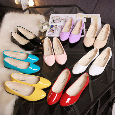 Zapatos de Trabajo Cómodos con Suela de Goma y Colores Pastel