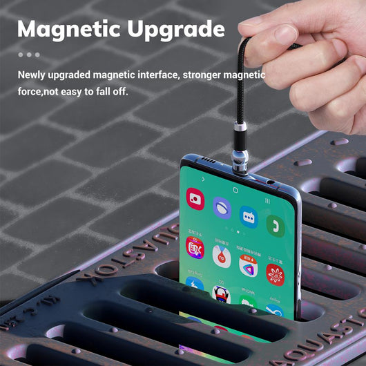 Cable de Carga Magnético 360° - Rotación Total Compatible - Image 5
