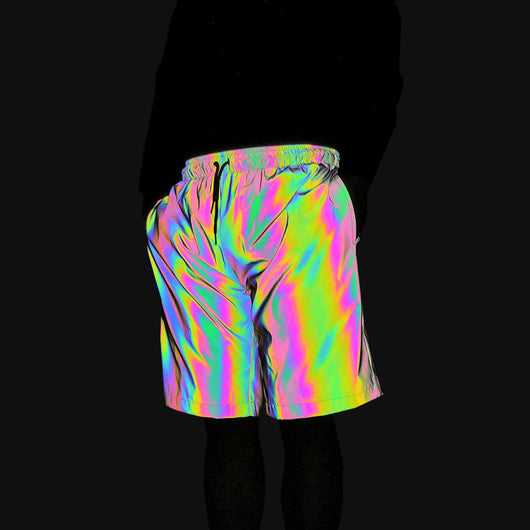 Shorts Reflectantes Multicolor para Deportes y Actividades Urbanas - Image 4