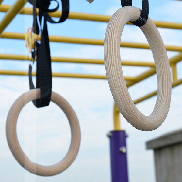 Anillas de Gimnasia en Madera de Abedul
