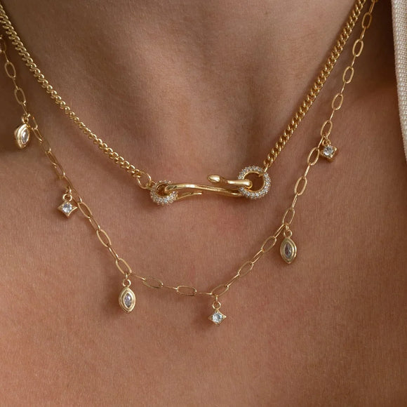 Colar Diamond Dangler