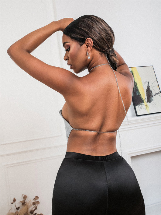 Top Halter Lentejuelas Metal Sexy para Mujer - Diseño Exclusivo - Image 13
