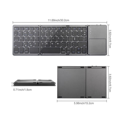Teclado Bluetooth Plegable Portátil para Móvil y Computadora - Image 6