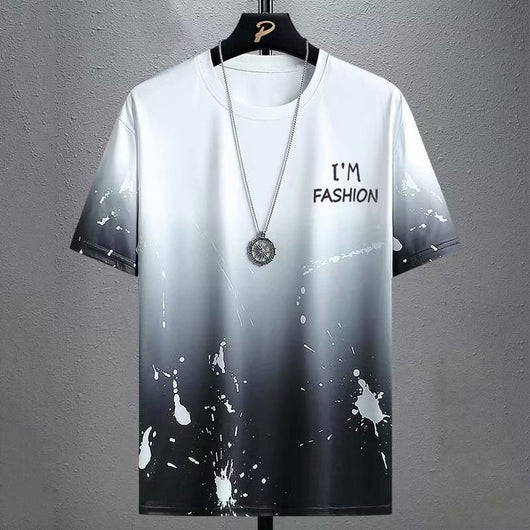 Camiseta Casual Versátil con Gradiente y Manga Media - Image 12
