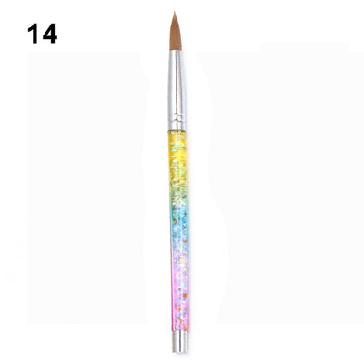 Set de 7 Brochas para Uñas Acrílicas - Nylon Profesional para Manicura - Image 11