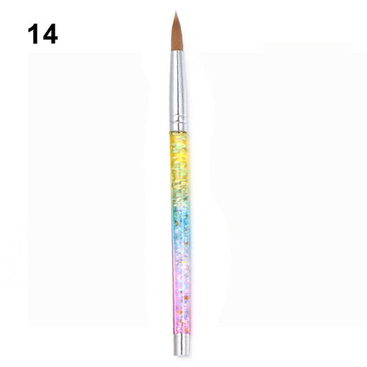 Set de 7 Brochas para Uñas Acrílicas - Nylon Profesional para Manicura - Image 11