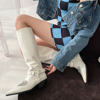 Botas Love Rider con Cristales Brillantes - Image 8