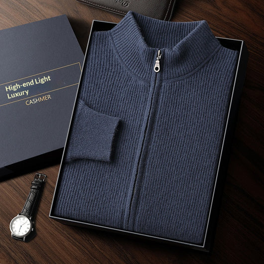 Suéter de Cachemira para Hombre Grueso y Elegante - Image 7