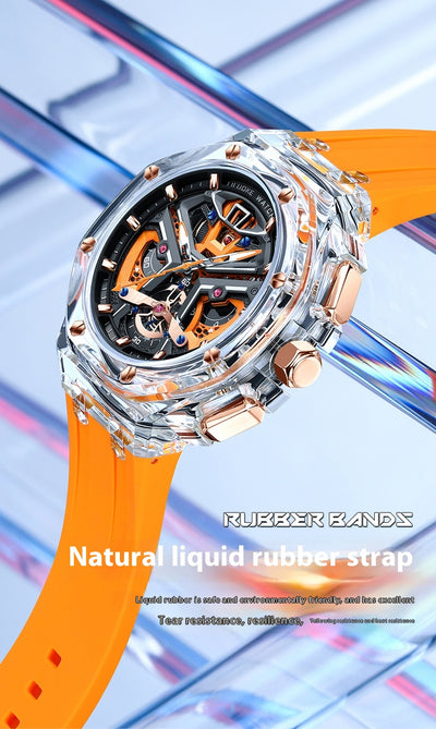 Reloj de Cuarzo Luminoso con Tallado Hueco Tridimensional - Image 16