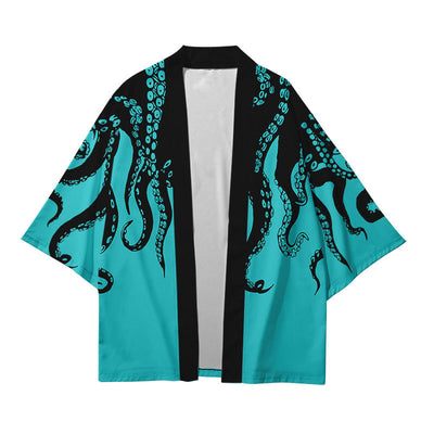 Camisa Suelta Hombre Estampado 3D Pulpo - Image 9