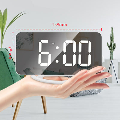 Espejo LED Inteligente con Reloj Multifuncional - Image 13