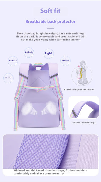 Mochila Escolar para Primaria con Gran Capacidad y Reducción de Carga - Image 5