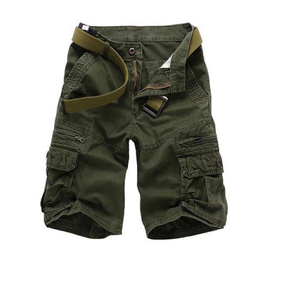 Shorts de Trabajo Europeos Estilo Casual Bolsillos Múltiples Algodón - Image 8