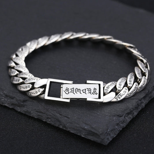 Pulsera para Hombre con Seis Palabras de Sabiduría