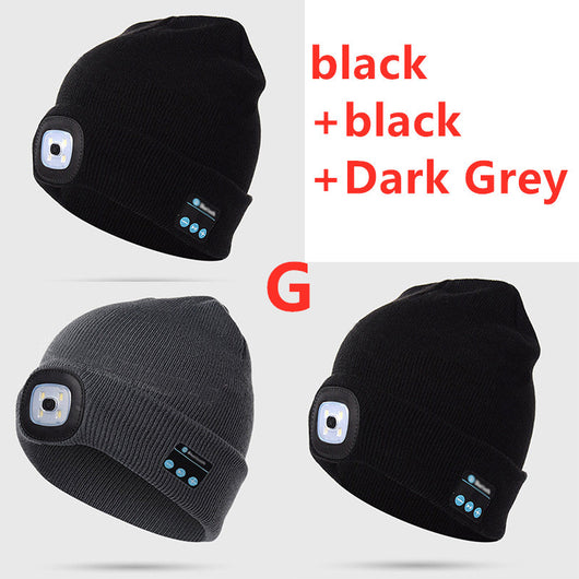 Gorro Inteligente Bluetooth con Audífonos LED Inalámbricos - Image 22