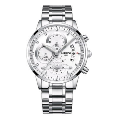 Reloj de Acero Inoxidable para Hombre - Sumergible con Cristal Luminoso - Image 8