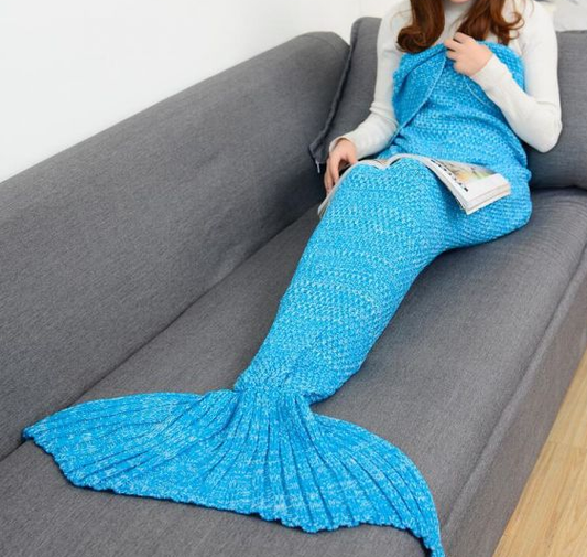 Manta Cola de Sirena para Dormir - Cozy Knit - Image 2
