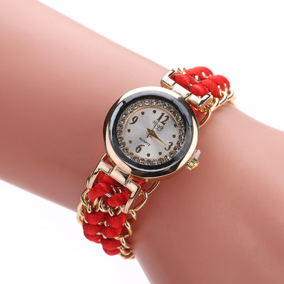 Reloj de Moda Casual para Mujer con Cadena de Cuerda Tejida y Movimiento de Cuarzo - Image 20