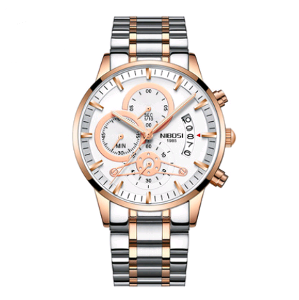 Reloj de Acero Inoxidable para Hombre - Sumergible con Cristal Luminoso - Image 10
