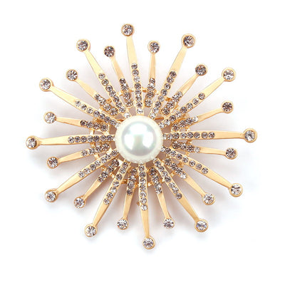 Broche de Perlas y Cristales Brillantes - Image 6