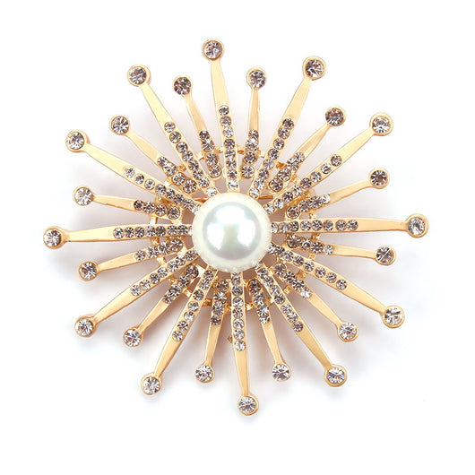 Broche de Perlas y Cristales Brillantes - Image 6